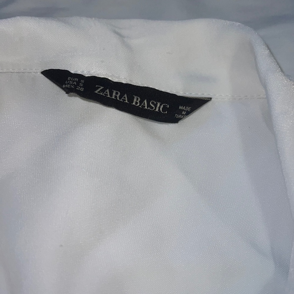 Zara Basic Front Button Blouse - image 6